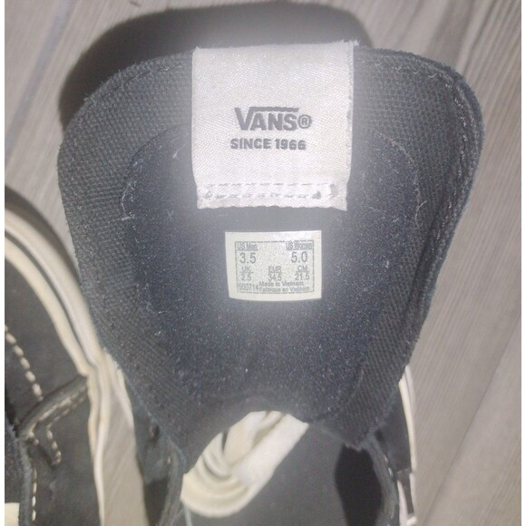 Vans Sk8-Hi Flame Skull Blk Sneakers - Sz Mens 3.5/Womens 5 - Picture 4 of 8